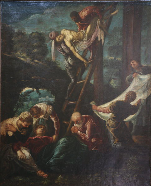 Jacopo Tintoretto The descent from the Cross